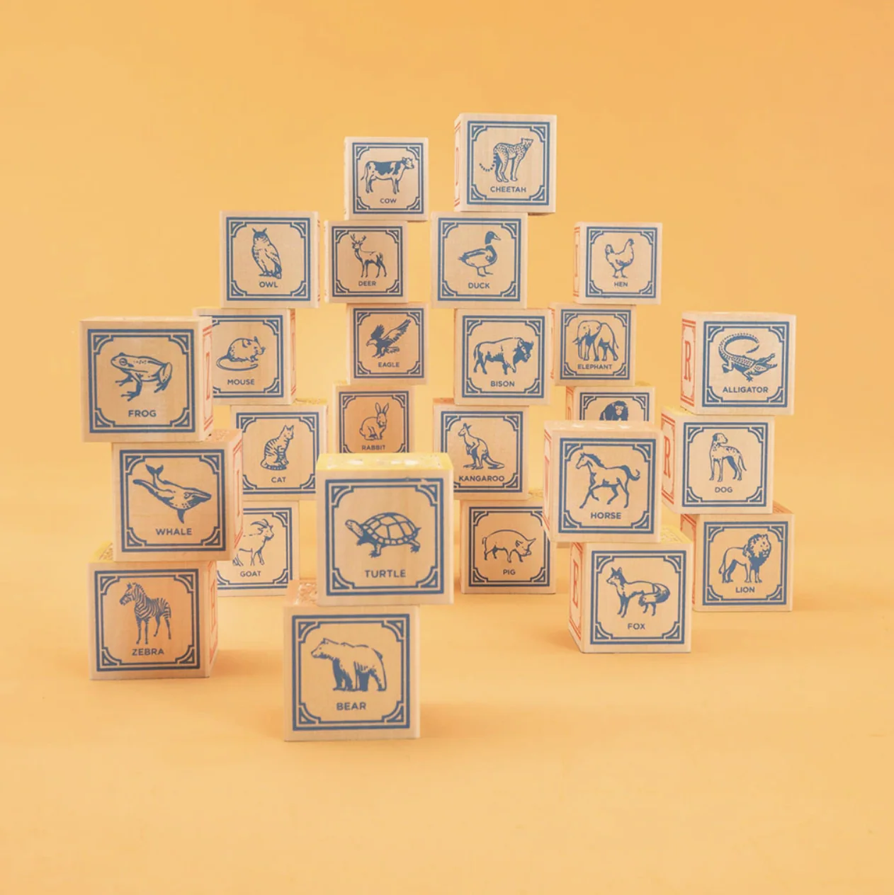 English Wooden ABC Blocks by Uncle Goose - Image 4