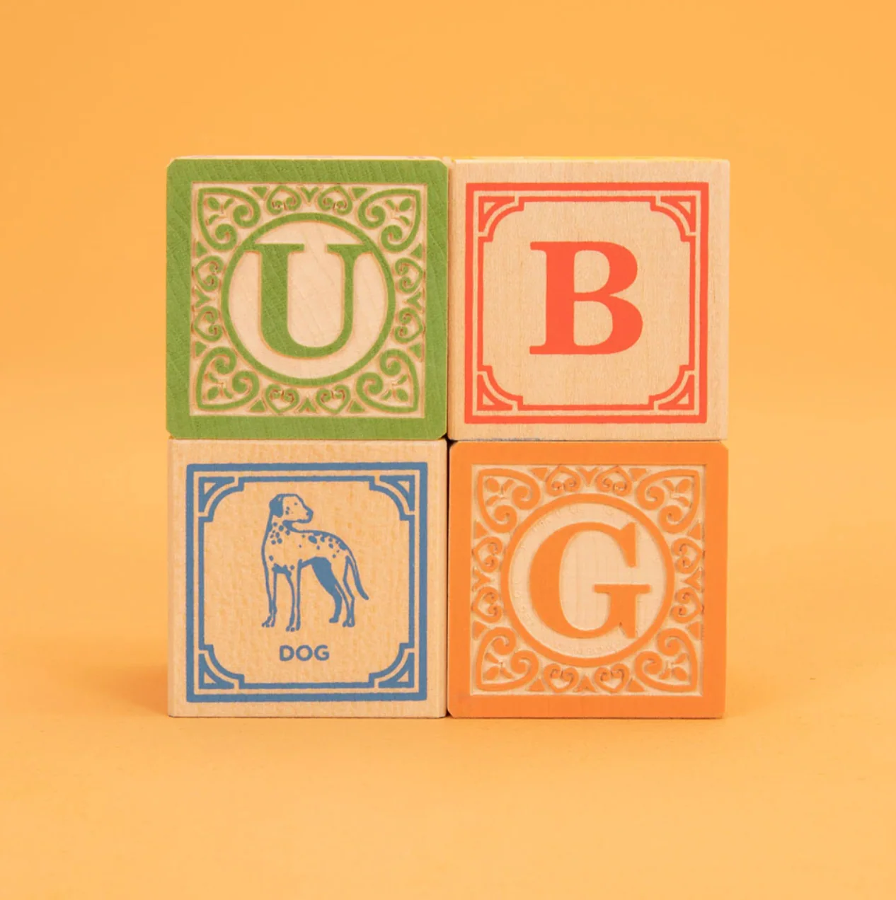 English Wooden ABC Blocks by Uncle Goose - Image 7